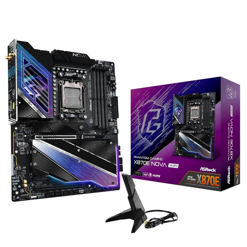 ASROCK X870E NOVA WIFI AM5 AMD X870E - SWIFT PERIPHERALS1090865