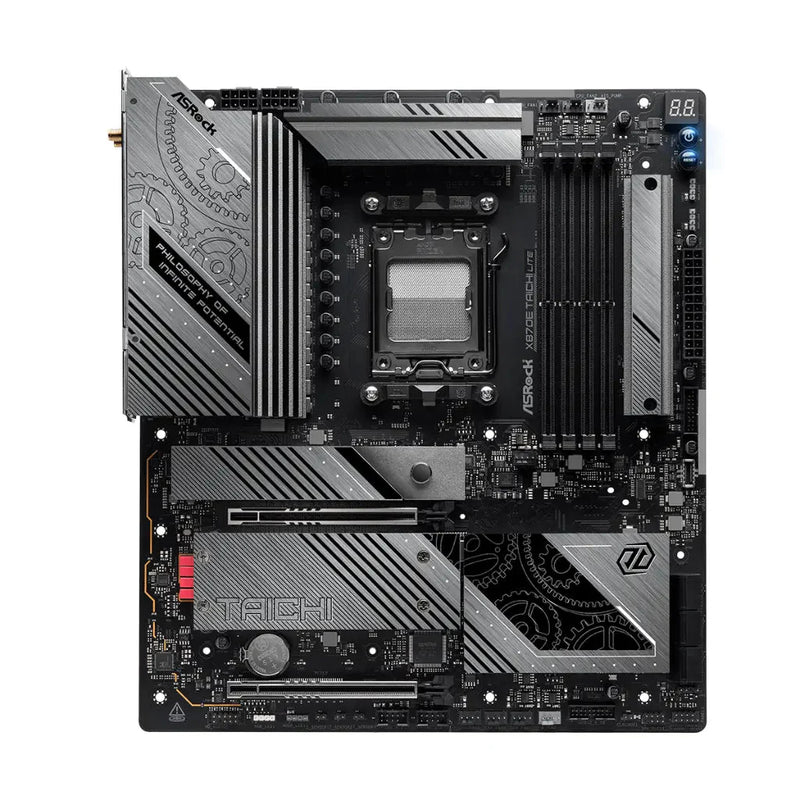 ASRock X870E Taichi Lite Wi - Fi AMD AM5 X870E DDR5 E - ATX Motherboard - SWIFT PERIPHERALSASROCK-X870E-TAICHI-LITE