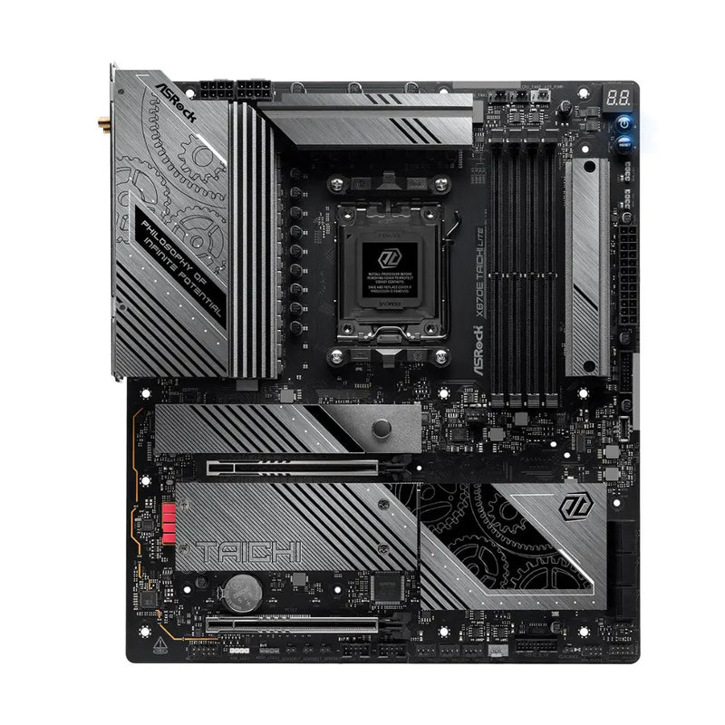 ASRock X870E Taichi Lite Wi - Fi AMD AM5 X870E DDR5 E - ATX Motherboard - SWIFT PERIPHERALSASROCK-X870E-TAICHI-LITE