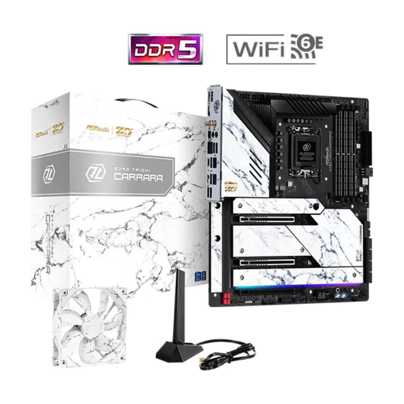 ASRock Z790 Taichi Carrara Wi - Fi Intel Z790 LGA 1700 DDR5 E - ATX Motherboard - SWIFT PERIPHERALSASROCK-Z790-TAICHI-Carrara