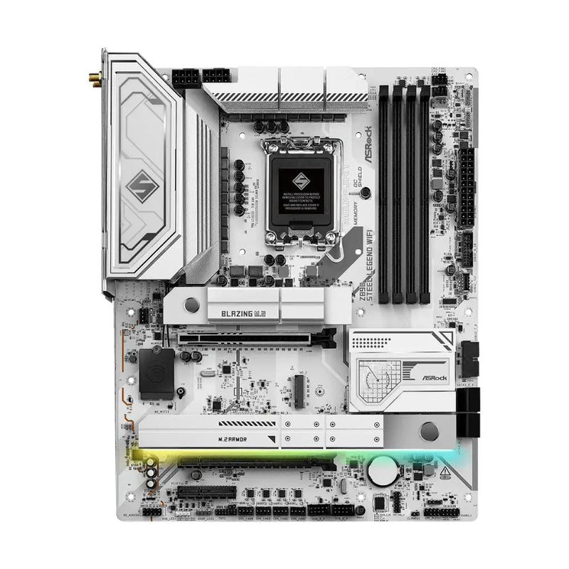 ASRock Z890 Steel Legend WiFi 7 Intel Z890 LGA1851 DDR5 ATX Motherboard - SWIFT PERIPHERALSZ890STEELEGWIFI