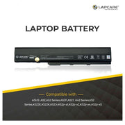 Asus A32 K52 Compatible Laptop Battery 10.8V 4000mAh 6 - Cell - SWIFT PERIPHERALSLROBTAK4490