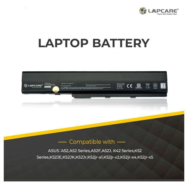 Asus A32 K52 Compatible Laptop Battery 10.8V 4000mAh 6 - Cell - SWIFT PERIPHERALSLROBTAK4490