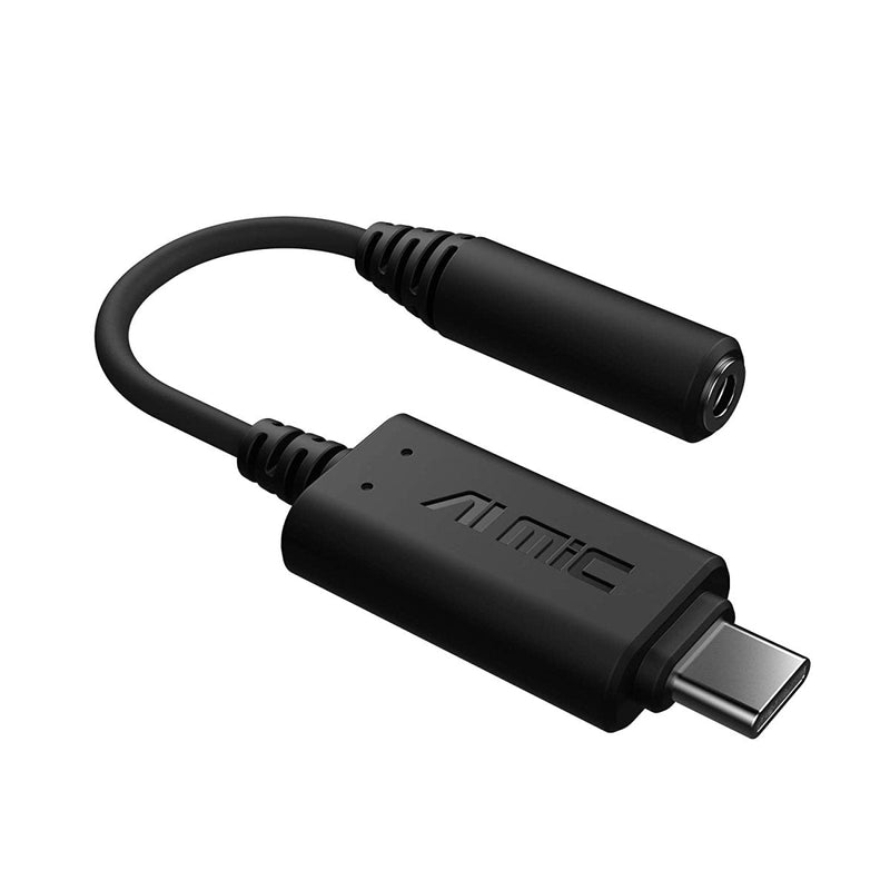 ASUS AI Noise - Canceling Mic Adapter with USB - C to 3.5 mm connection - SWIFT PERIPHERALS90YH02L1-B2UA00