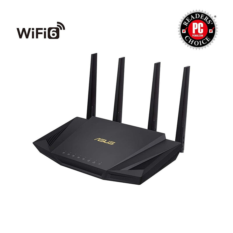 ASUS AX3000 Dual Band WiFi 6 Router with AiProtection and Compatible with ASUS AiMesh WiFi System - SWIFT PERIPHERALSRT-AX3000
