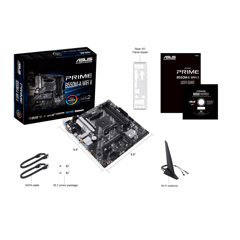 ASUS B550M - A PRIME WIFI II AMD AM4 MOTHERBOARD - SWIFT PERIPHERALS1084295