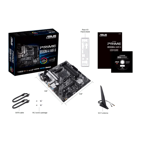 ASUS B550M - A PRIME WIFI II AMD AM4 MOTHERBOARD - SWIFT PERIPHERALS1084295