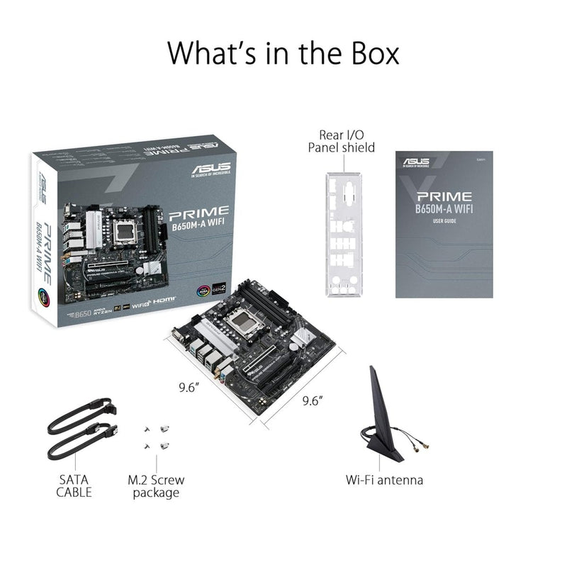 Asus B650M - AYW WIFI M - ATX Motherboard DDR5 - SWIFT PERIPHERALS1093160