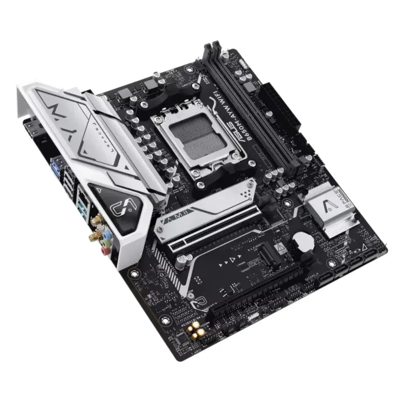 ASUS B650M‑AYW‑WIFI B650 AM5 Micro ATX DDR5 Motherboard with Wi‑Fi 6 - SWIFT PERIPHERALSASUS-B650M-AYW-WIFI