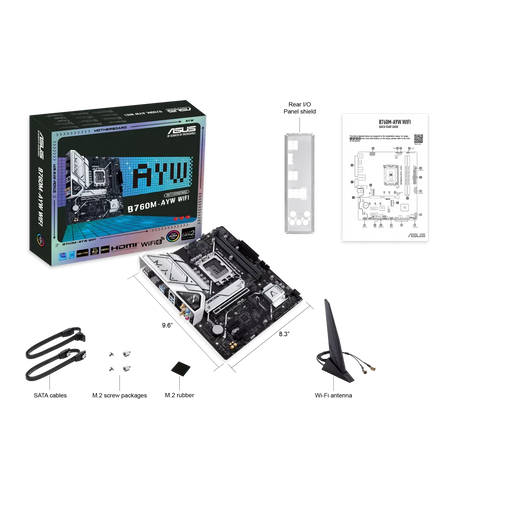 ASUS B760M - AYW WIFI MOTHERBOARD - SWIFT PERIPHERALS1090373