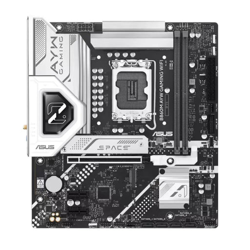 ASUS B860M AYW GAMING WIFI B860 LGA1851 DDR5 microATX WiFi 6 Motherboard - SWIFT PERIPHERALSASUS-B860M-AYW-WIFI