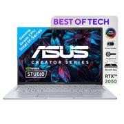 ASUS CREATOR SERIES VIVOBOOK 14X OLED (2023), INTEL CORE I7 - 12650H 12TH GEN, 14 INCH (35.56 CM) 2.8K 90HZ OLED, CREATOR/GAMING LAPTOP (16GB/1TB/4GB RTX 2050/WIN11/SILVER/1.4 KG), K3405ZFB - KM752WS - SWIFT PERIPHERALS90NB11H2-M006U0