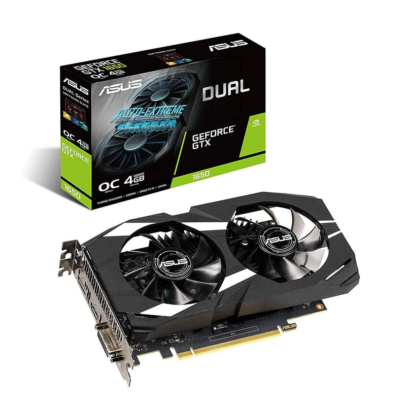 ASUS Dual GeForce GTX 1650 V2 OC Edition GDDR5 4GB 192 - Bit Graphics Card - SWIFT PERIPHERALSDUAL-GTX1650-O4D-6PEV