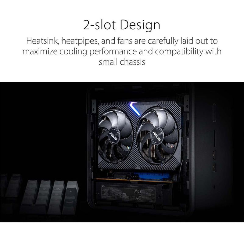 ASUS Dual GeForce RTX 3050 8GB GDDR6 128 - Bit Graphics card - SWIFT PERIPHERALSDUAL-RTX3050-8G