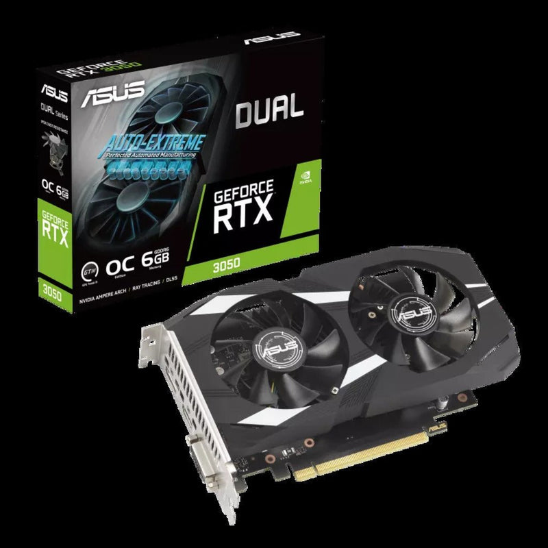 ASUS Dual GeForce RTX 3050 DUAL OC Edition 6GB GDDR6 Graphics Card - SWIFT PERIPHERALSDUAL-RTX3050-O6G