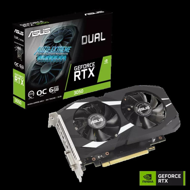 ASUS Dual GeForce RTX 3050 DUAL OC Edition 6GB GDDR6 Graphics Card - SWIFT PERIPHERALSDUAL-RTX3050-O6G