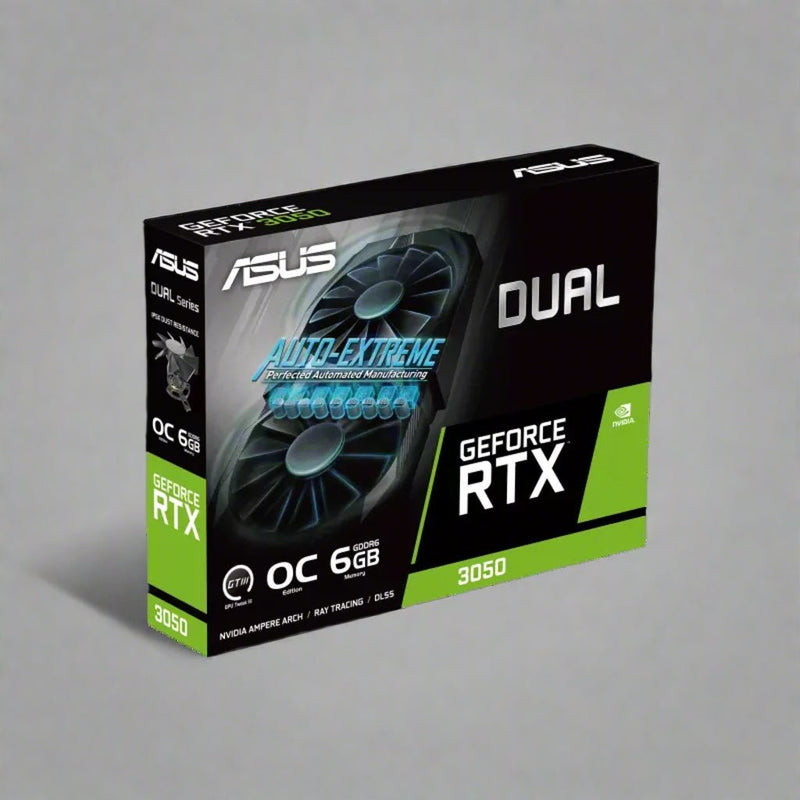 ASUS Dual GeForce RTX 3050 DUAL OC Edition 6GB GDDR6 Graphics Card - SWIFT PERIPHERALSDUAL-RTX3050-O6G