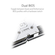 ASUS Dual GeForce RTX 4060 8GB GDDR6 OC Edition Graphic Card (White) - SWIFT PERIPHERALSDUAL-RTX4060-O8G-W
