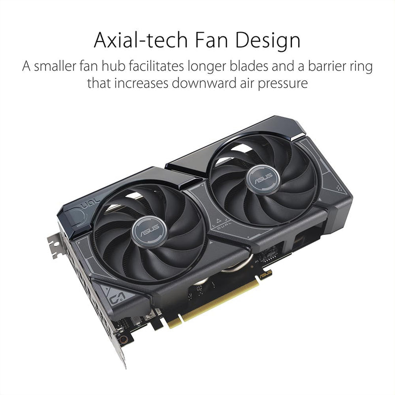 ASUS Dual GeForce RTX 4060 Ti OC Edition 8GB GDDR6 128 - Bit Graphics Card - SWIFT PERIPHERALSDUAL-RTX4060TI-O8G