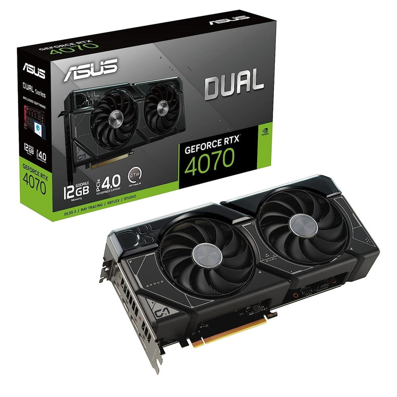 ASUS Dual GeForce RTX 4070 12GB GDDR6X 192 - Bit Graphics Card - SWIFT PERIPHERALSDUAL-RTX4070-12G