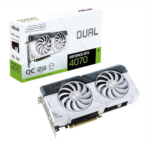 ASUS Dual GeForce RTX™ 4070 Super OC Edition 12GB GDDR6 Graphic Card - White - SWIFT PERIPHERALSDUAL-RTX4070S-O12G-WHITE