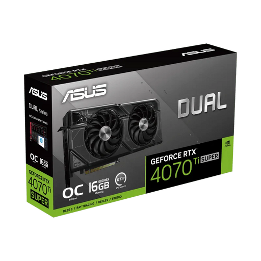 ASUS Dual GeForce RTX 4070 Ti SUPER OC Edition 16GB GDDR6X Graphic Card - SWIFT PERIPHERALSDUAL-RTX4070TIS-O16G