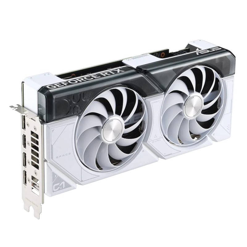 ASUS Dual GeForce RTX 4070 White OC 12GB GDDR6X 192 - Bit Graphics Card - SWIFT PERIPHERALSDUAL-RTX4070-O12G-WHITE