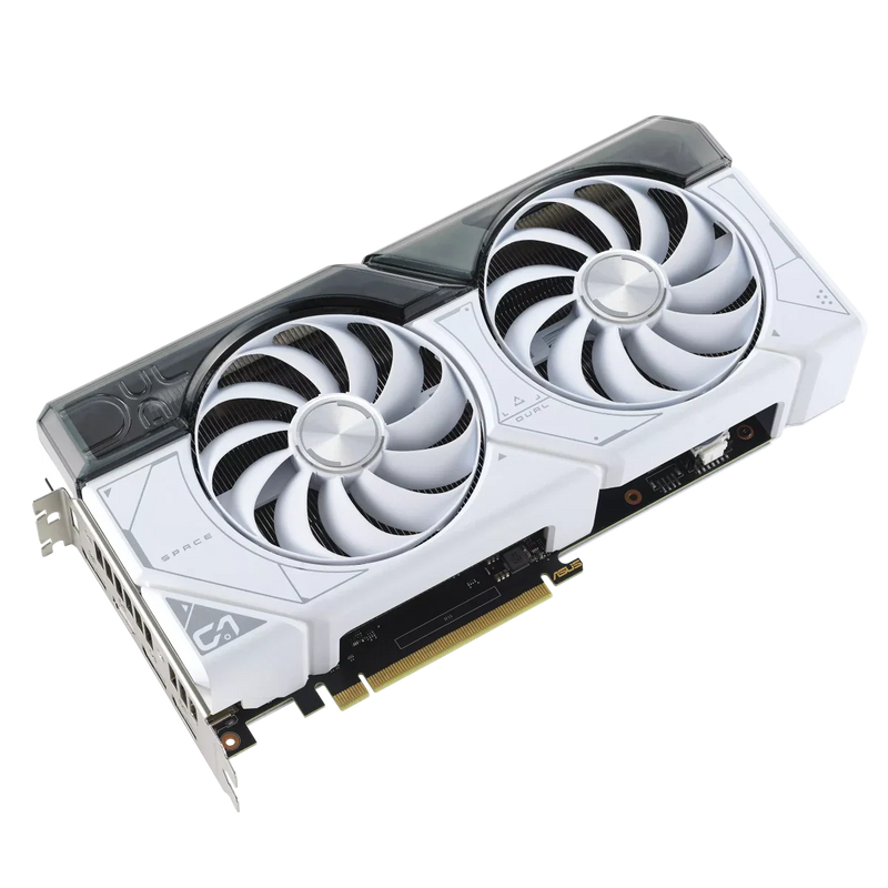ASUS Dual GeForce RTX 4070 White OC 12GB GDDR6X 192 - Bit Graphics Card - SWIFT PERIPHERALSDUAL-RTX4070-O12G-WHITE