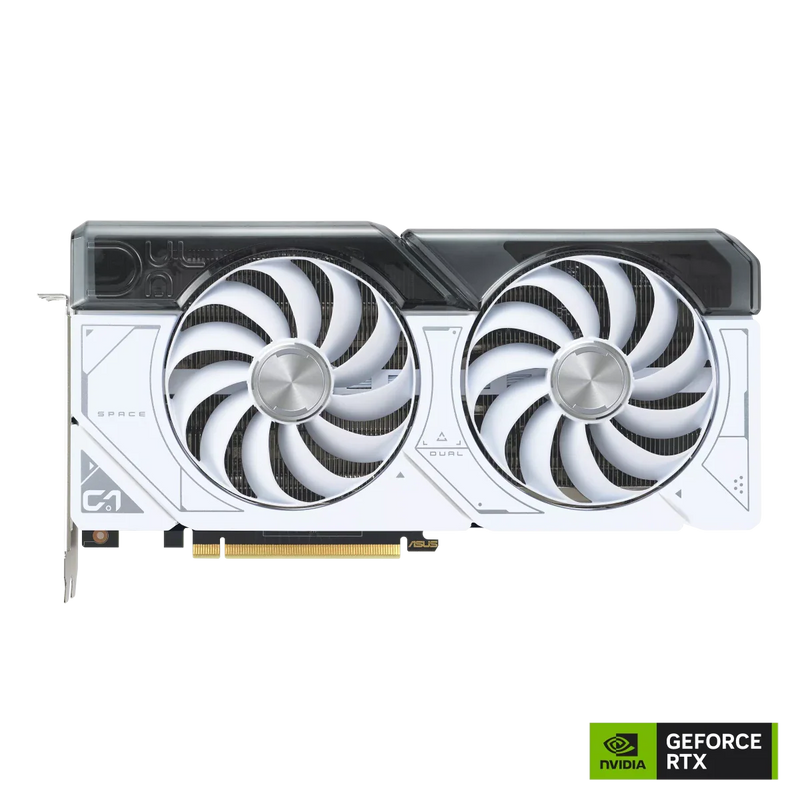 ASUS Dual GeForce RTX 4070 White OC 12GB GDDR6X 192 - Bit Graphics Card - SWIFT PERIPHERALSDUAL-RTX4070-O12G-WHITE