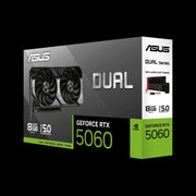 ASUS Dual GeForce RTX 5060 8GB GDDR7 Edition Graphics Card - SWIFT PERIPHERALSDUAL-RTX5060-8G