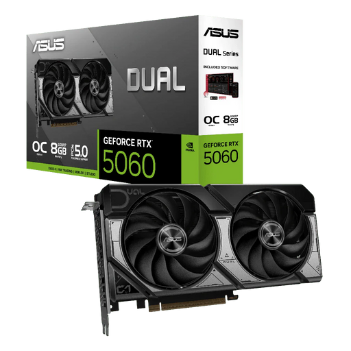 ASUS Dual GeForce RTX 5060 8GB OC GDDR7 Edition Graphics Card - SWIFT PERIPHERALSDUAL-RTX5060-O8G