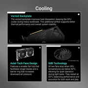 ASUS DUAL GEFORCE RTX 5060 TI 16GB GDDR7 OC EDITION - SWIFT PERIPHERALSGPU5060Ti-001