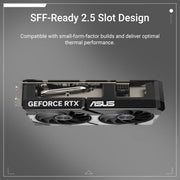 ASUS DUAL GEFORCE RTX 5060 TI 16GB GDDR7 OC EDITION - SWIFT PERIPHERALSGPU5060Ti-001