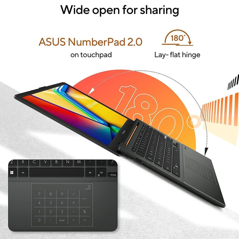 ASUS E1404FA - NK322WS [R3 - 7320U RYZEN/8GB DDR4/512GB SSD/NO DVD/WIN11 HOME+MSO/14.0 INCH/INTEGRATED GRAPHICS/1 YEAR/BLACK] - SWIFT PERIPHERALS1084680