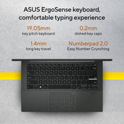 ASUS E1404FA - NK322WS [R3 - 7320U RYZEN/8GB DDR4/512GB SSD/NO DVD/WIN11 HOME+MSO/14.0 INCH/INTEGRATED GRAPHICS/1 YEAR/BLACK] - SWIFT PERIPHERALS1084680