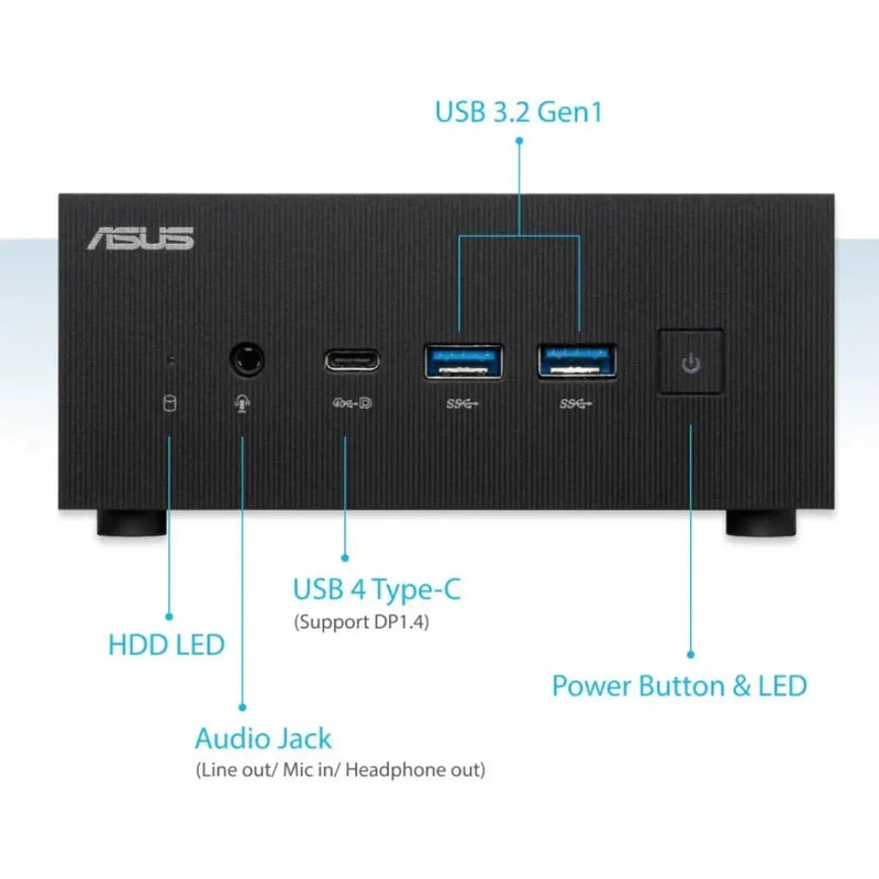 ASUS ExpertCenter PN53 AMD Ryzen 7 7730U Mini PC/Barebone with Wi - Fi 6E - SWIFT PERIPHERALS90MR0112-M000M0