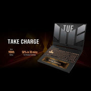 ASUS FX507ZC4 - HN115WS [CI5 - 12500H 12TH GEN/8GB DDR4/512GB SSD/WIN11 HOME+MSO/15.6 INCH/4GB RTX 3050 GRAPHICS /1 YEAR(S)/GREY] - SWIFT PERIPHERALS1085640