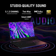 ASUS G733PZ - LL046WS [R9 - 7945HX RYZEN/16GB DDR4/1TB SSD/WIN11 HOME+MSO/17.3 INCH/12GB GRAPHICS RTX 4080/1 YEAR(S)/BLACK] - SWIFT PERIPHERALS1084829