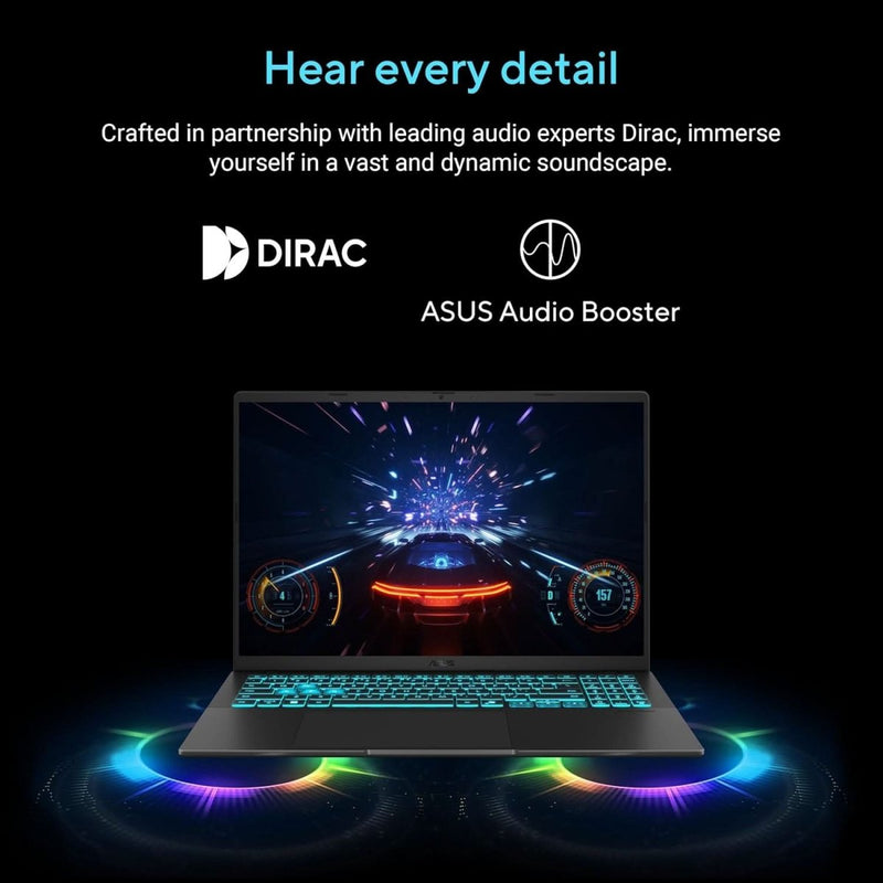 ASUS Gaming V16, Gaming Laptop, Intel Core 7 240H (16GB/512GB/RTX 5060/40.64 cms (16) WUXGA/Windows 11 Home/Office Home 2024 + M365 Basic (1 Year Validity) V3607VM - RP057WS - SWIFT PERIPHERALS1097039