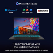 ASUS GAMING V16 V3607VH - RP037WS [CORE5 - 210H/16GB/512GB SSD/WIN11 HOME+MS24/16.0"/8GB - RTX5050 GRAPHICS/1 YEAR(S)/BLACK] - SWIFT PERIPHERALS1096343