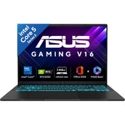 ASUS GAMING V16 V3607VH - RP037WS [CORE5 - 210H/16GB/512GB SSD/WIN11 HOME+MS24/16.0"/8GB - RTX5050 GRAPHICS/1 YEAR(S)/BLACK] - SWIFT PERIPHERALS1096343