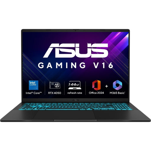 ASUS GAMING V16 V3607VU - RP275WS [CORE7 - 240H/16GB/512GB SSD/WIN11 HOME+MS24/16.0"/6GB - RTX4050 GRAPHICS/1 YEAR(S)/BLACK] - SWIFT PERIPHERALS1095027