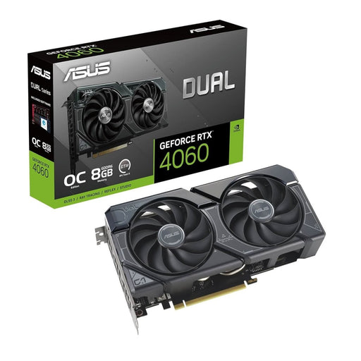 ASUS GEFORCE RTX 4060 8GB DUAL OC GRAPHIC CARD - SWIFT PERIPHERALS1086808