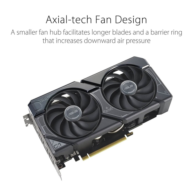 ASUS GEFORCE RTX 4060 8GB DUAL OC GRAPHIC CARD - SWIFT PERIPHERALS1086808