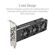 ASUS GEFORCE RTX 4060 LP 8GB GDDR6 GRAPHIC CARD - SWIFT PERIPHERALS1092423