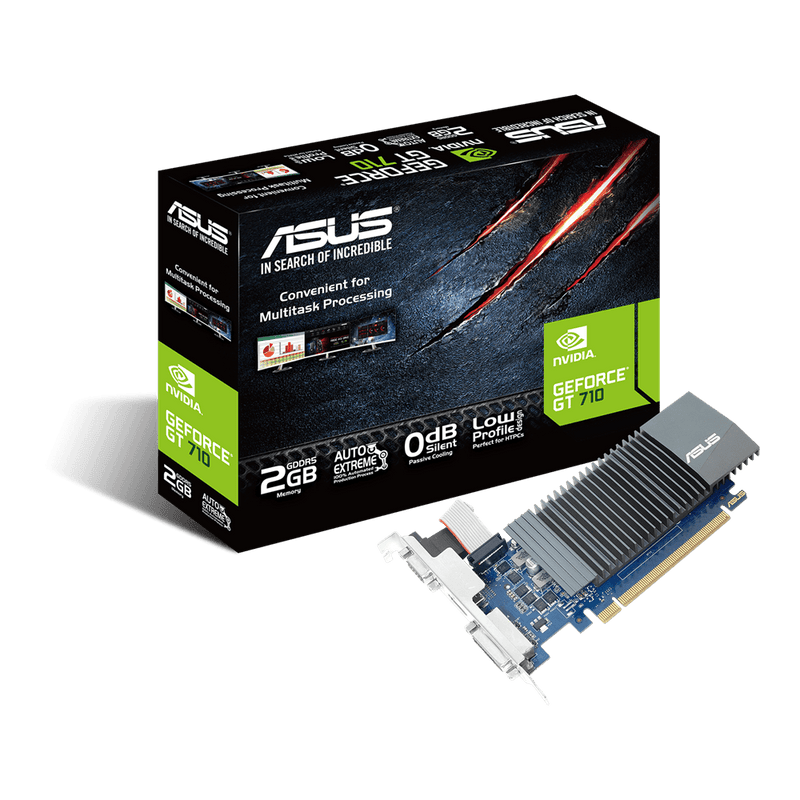 ASUS GT 710 2GB DDR5 GRAPHICS CARD - SWIFT PERIPHERALS100880