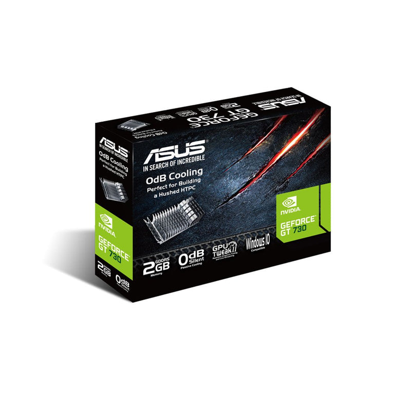 ASUS GT 730 2GB GDDR5 64 - Bit Low Profile Graphics Card - SWIFT PERIPHERALSGT730-SL-2GD5-BRK