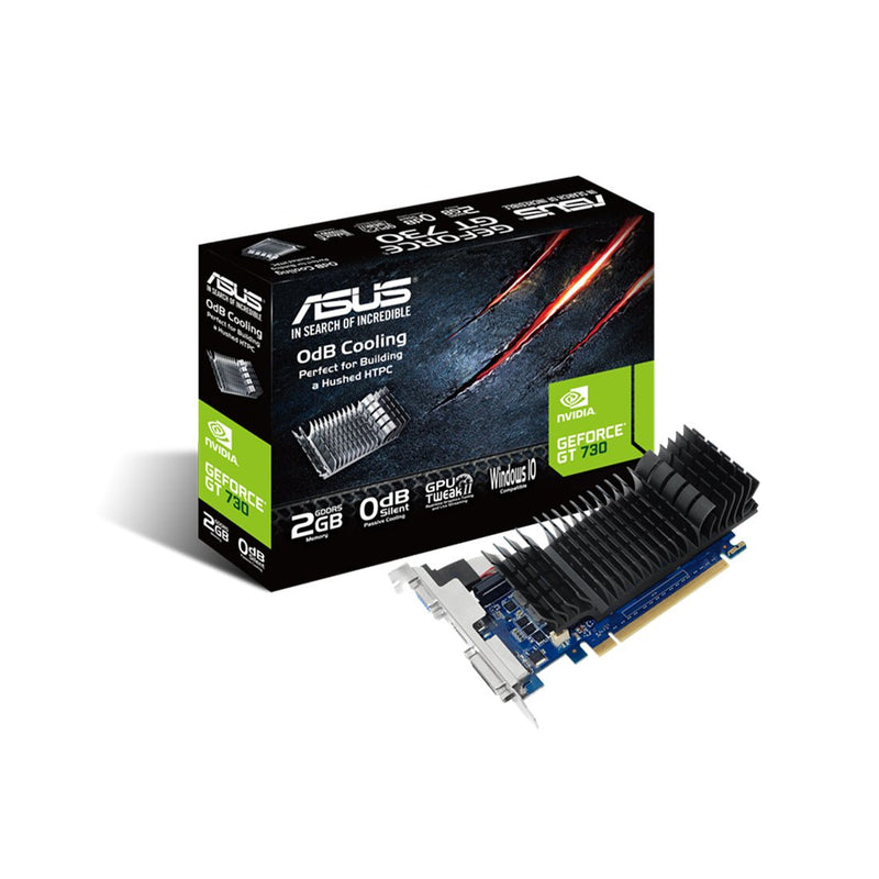 ASUS GT 730 2GB GDDR5 64 - Bit Low Profile Graphics Card - SWIFT PERIPHERALSGT730-SL-2GD5-BRK