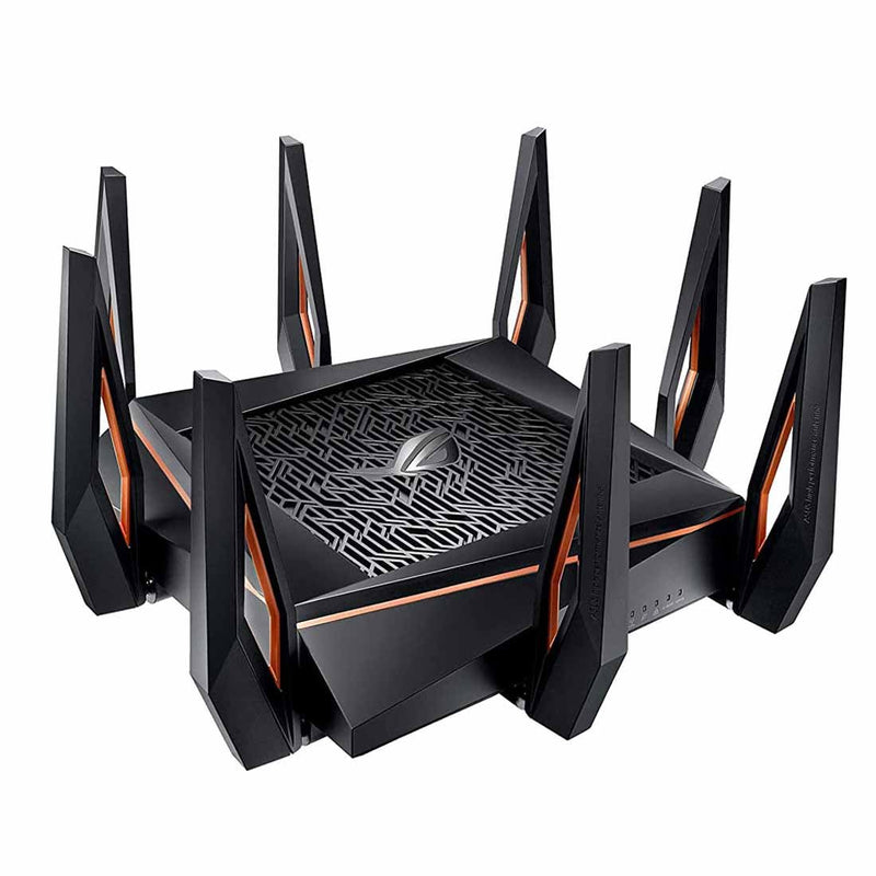 ASUS GT - AX11000 ROG Rapture Tri - band WiFi Gaming Router with a Quad - Core Processor - SWIFT PERIPHERALSASUS-GT-AX11000