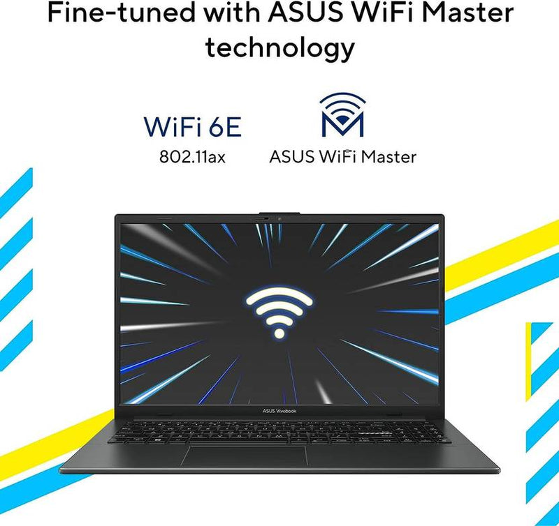 ASUS INTEL CORE I3 13TH GEN - (8 GB/512 GB SSD/WINDOWS 11 HOME) E1504GA - NJ322WS LAPTOP (15.6 INCH, BLACK, WITH MS OFFICE) - SWIFT PERIPHERALS90NB0ZT2-M001J0